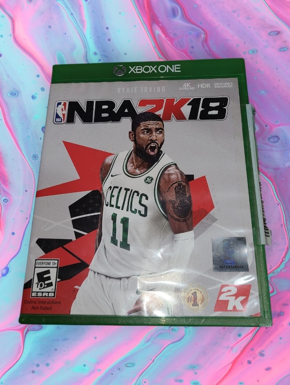Xbox one NBA 2k18 game (case, disc & booklet)